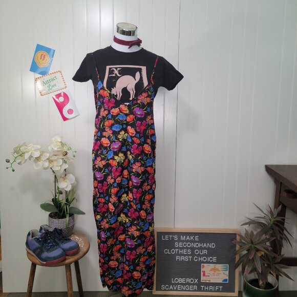 Topshop Multi-Color Poppy Floral 90s Artgirl Quirky Cropped Wide-leg Jumpsuit - Picture 5 of 9